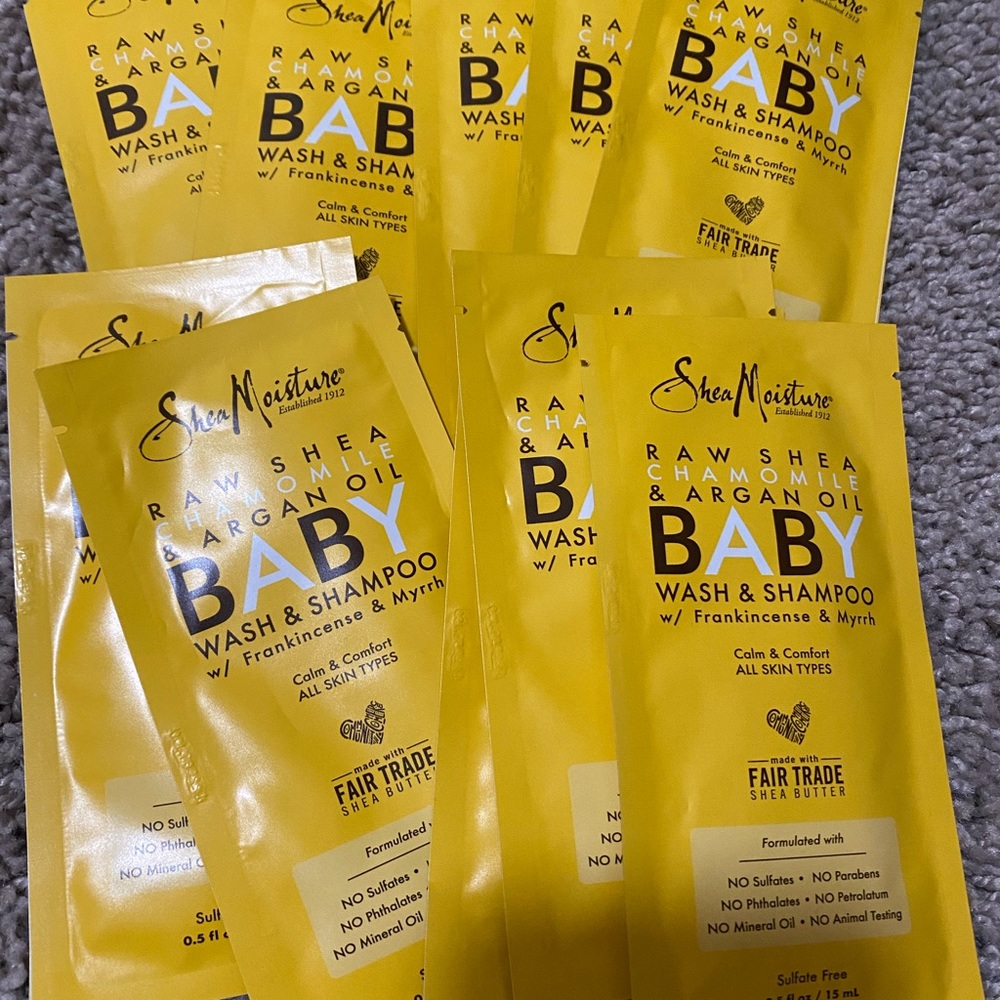 NEW 10 shea moisture wash and shampoo